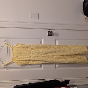 Abercrombie Kids Light Yellow Jumpsuit Size 11/12